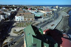 05D Avenida Costanera del Estrecho Waterfront Street With Tall Hotel Diego de Almagro In Punta Arenas Chile From Sky Bar At Hotel Dreams del Estrecho.jpg